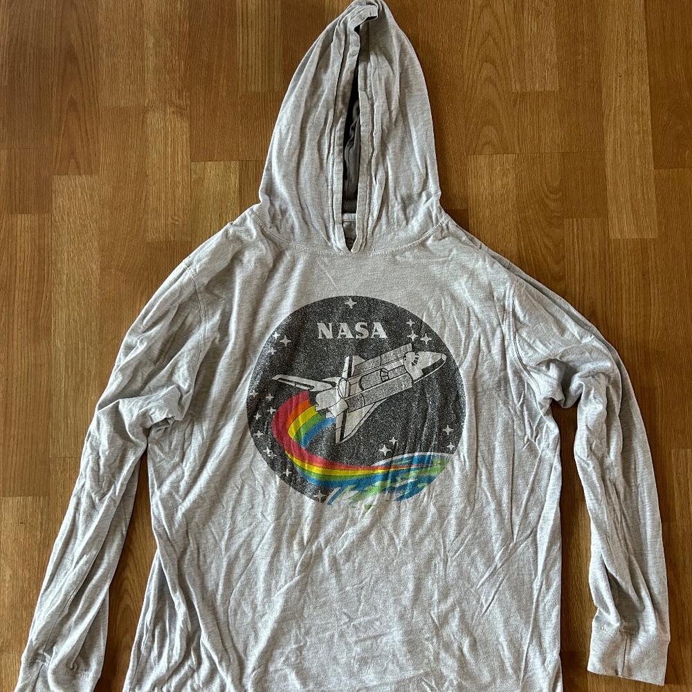 Lightweight NASA Rainbow Hoodie